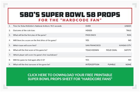 super bowl 2024 prop bets|prop bets super bowl 2024 printable.